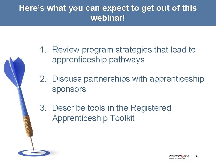 Here’s what you can expect to get out of this webinar! 1. Review program