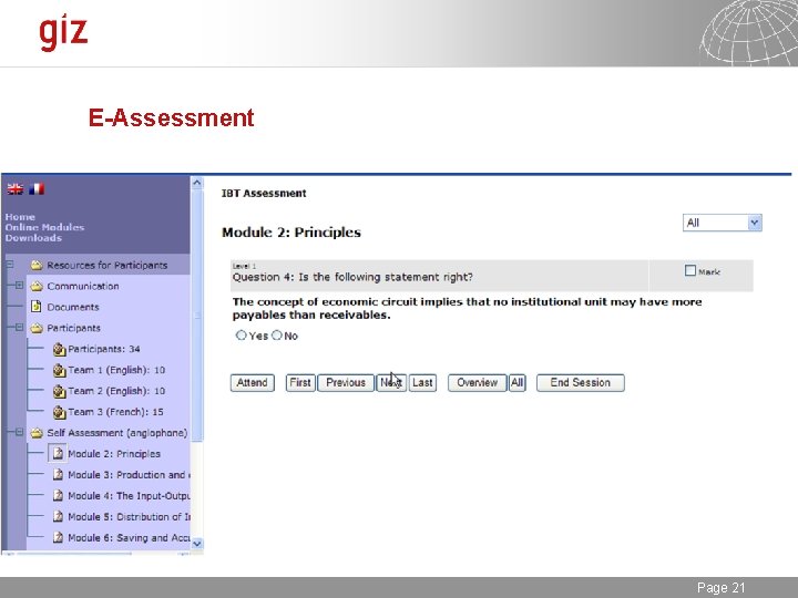 E-Assessment 6/19/2021 Seite Page 21 21 