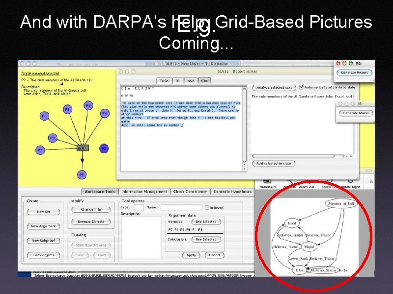 And with DARPA’s help, E. g. Grid-Based Pictures Coming. . . Text 