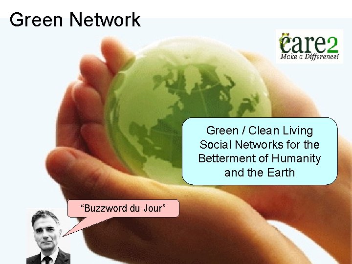 Green Network Green / Clean Living Social Networks for the Betterment of Humanity and