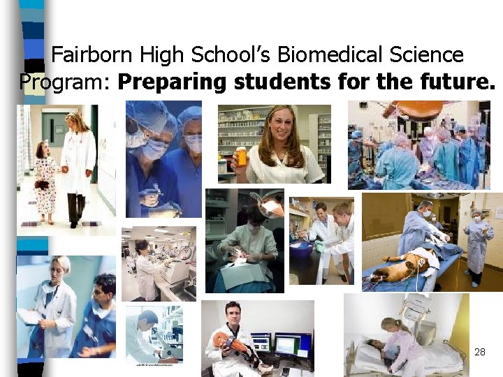 Fairborn High School’s Biomedical Science Program: Preparing students for the future. 28 