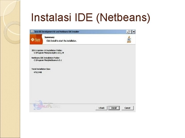 Instalasi IDE (Netbeans) 