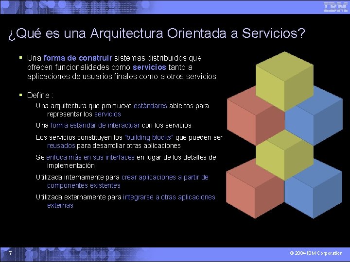 ¿Qué es una Arquitectura Orientada a Servicios? § Una forma de construir sistemas distribuidos