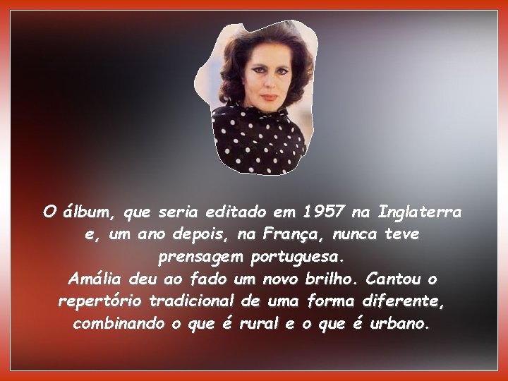 O álbum, que seria editado em 1957 na Inglaterra e, um ano depois, na