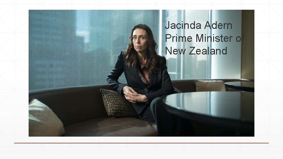 Jacinda Adern Prime Minister of New Zealand 