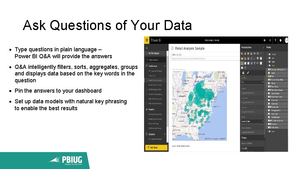 Ask Questions of Your Data Type questions in plain language – Power BI Q&A