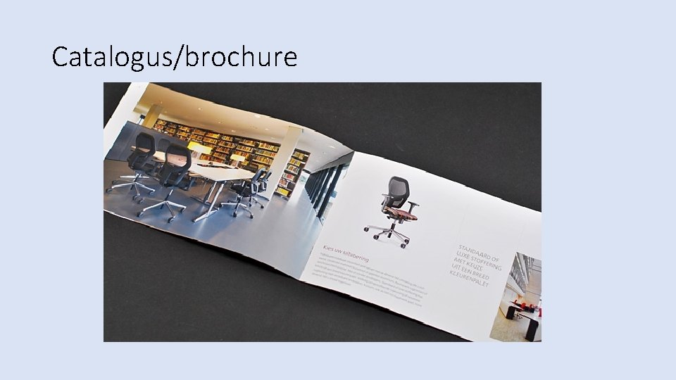 Catalogus/brochure 