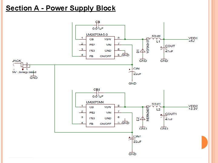 Section A - Power Supply Block 