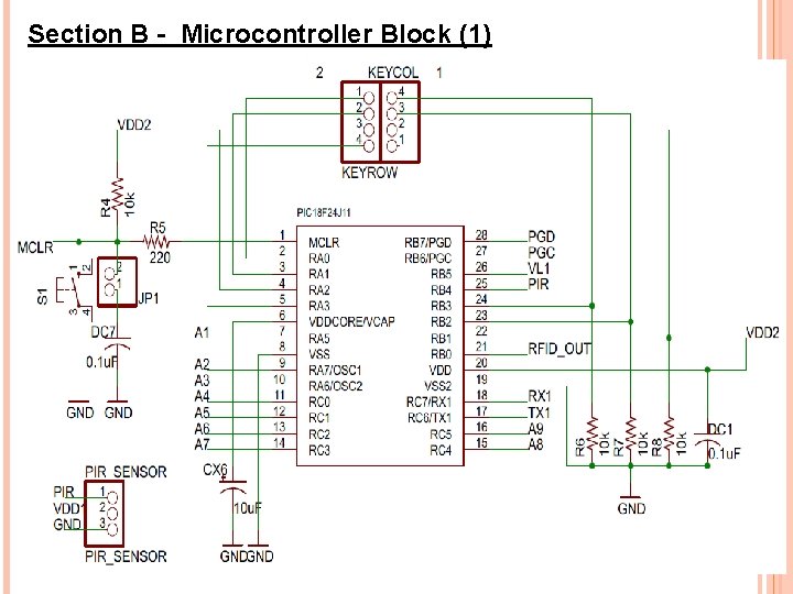 Section B - Microcontroller Block (1) 