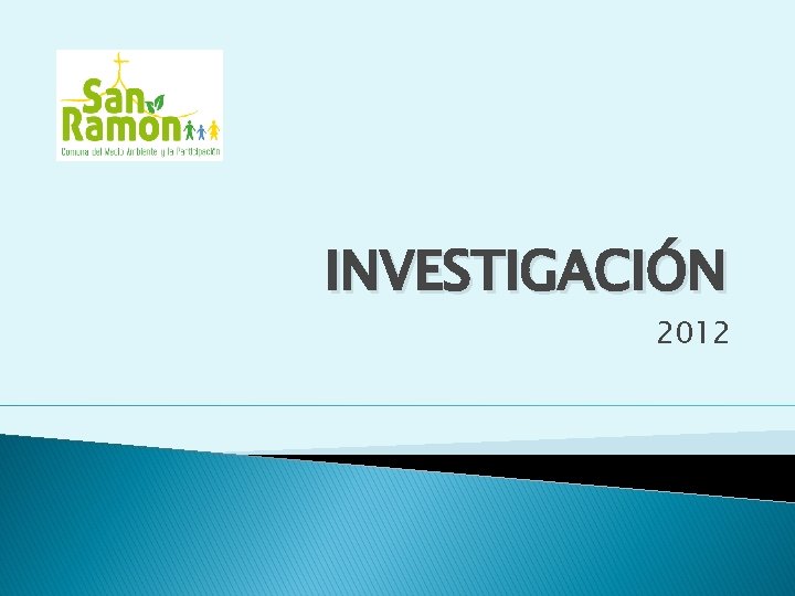 INVESTIGACIÓN 2012 