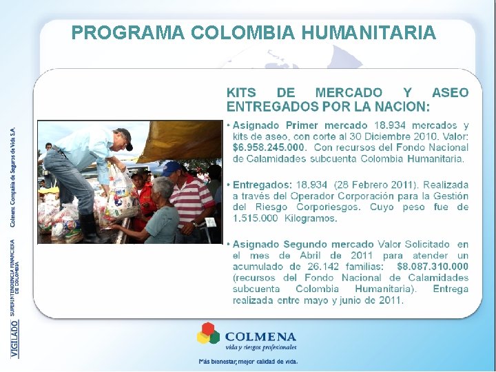 PROGRAMA COLOMBIA HUMANITARIA 