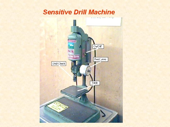 Sensitive Drill Machine 
