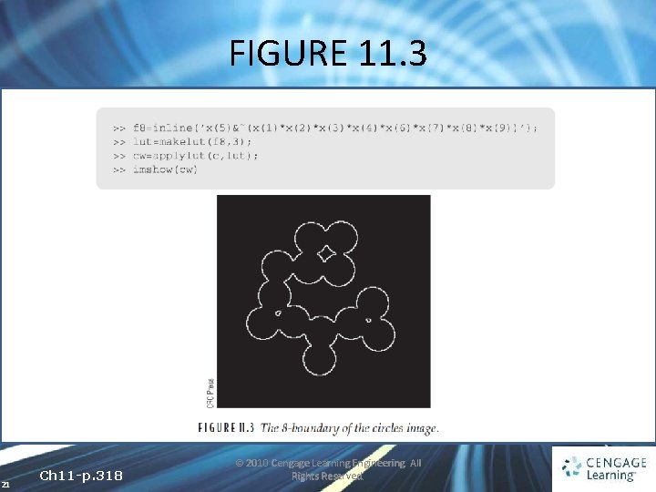 FIGURE 11. 3 21 Ch 11 -p. 318 © 2010 Cengage Learning Engineering. All