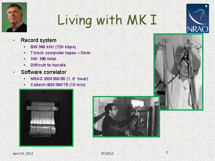 Living with MK I • Record system § § • BW 360 k. Hz