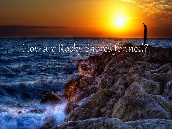 How are Rocky Shores formed? 
