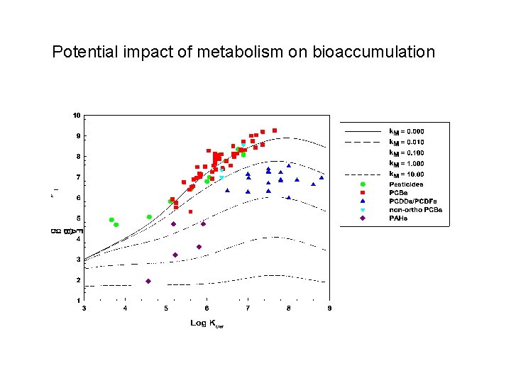 Potential impact of metabolism on bioaccumulation 