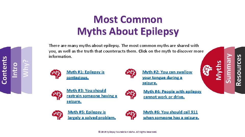 There are many myths about epilepsy. The most common myths are shared with you,