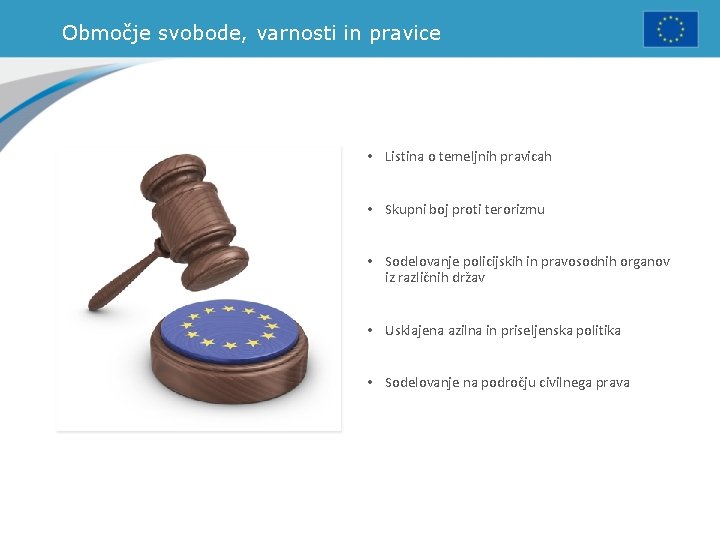 Območje svobode, varnosti in pravice • Listina o temeljnih pravicah • Skupni boj proti