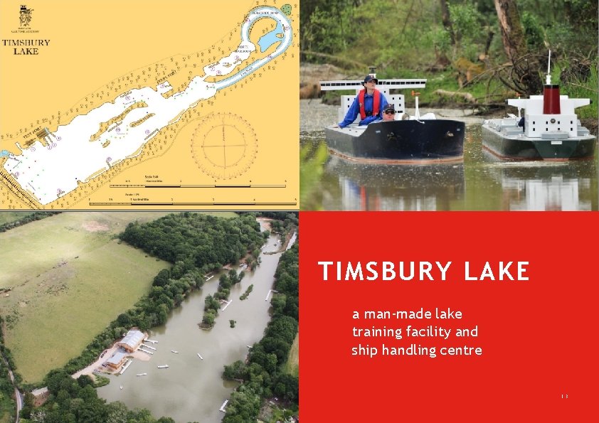 TIMSBURY LAKE a man-made lake training facility and ship handling centre PRESENTATION TITLE -