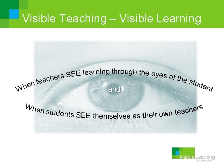 Visible Teaching – Visible Learning 