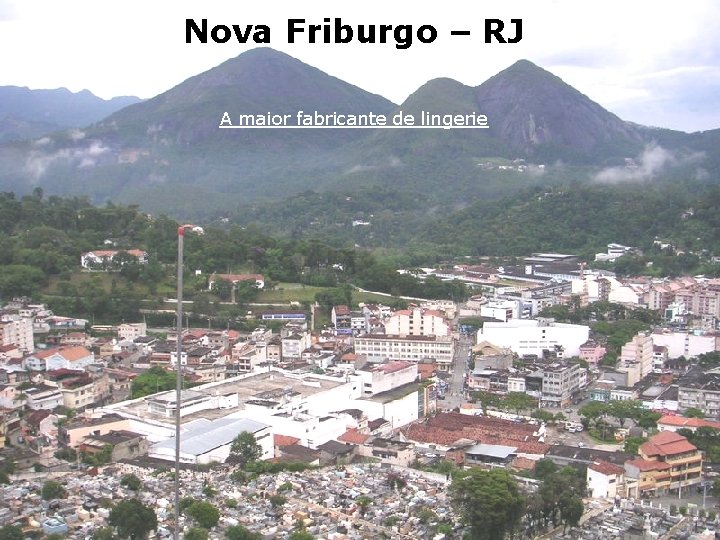 Nova Friburgo – RJ A maior fabricante de lingerie 