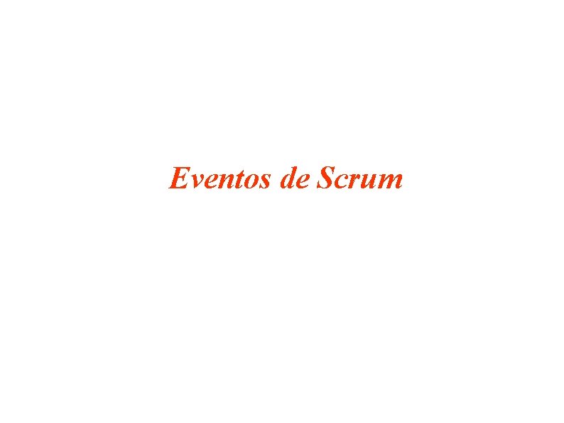 Eventos de Scrum 