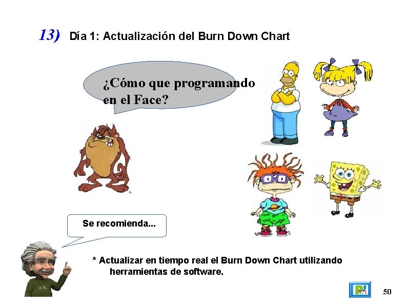13) Día 1: Actualización del Burn Down Chart ¿Cómo que programando en el Face?