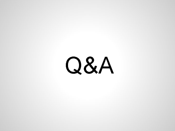 Q&A 