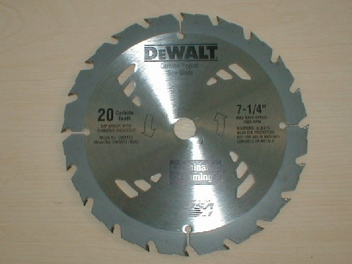 25. Circular Carbide Saw Blade 