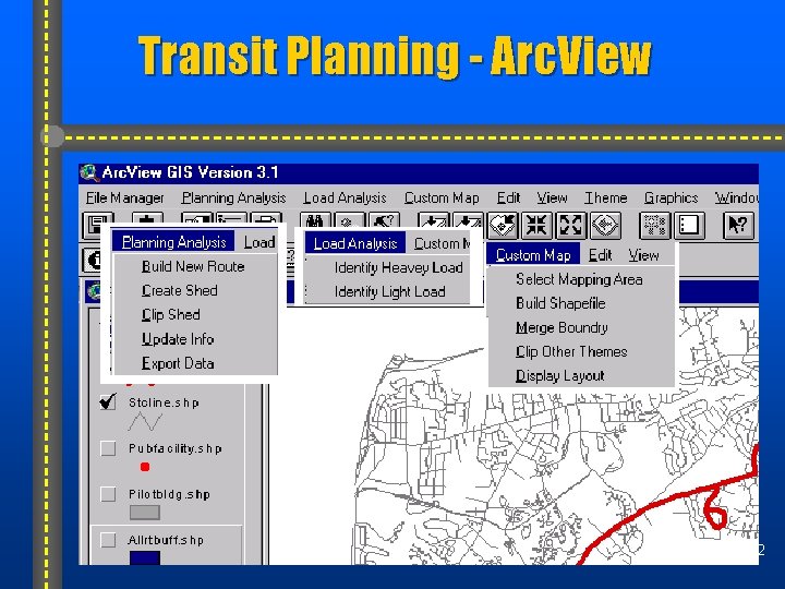 Transit Planning - Arc. View 12 