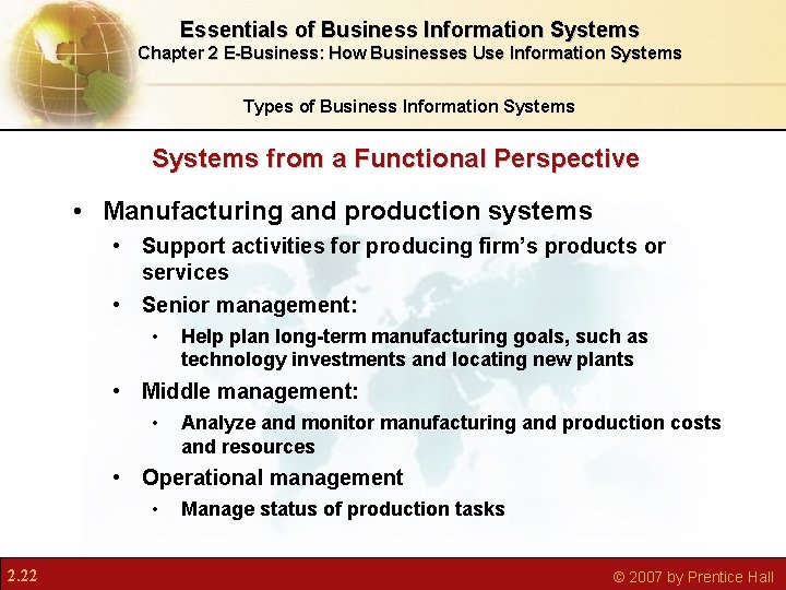 Essentials of Business Information Systems Chapter 2 E-Business: How Businesses Use Information Systems Types Essentials of Business Information Systems Chapter 2 E-Business: How Businesses Use Information Systems Types