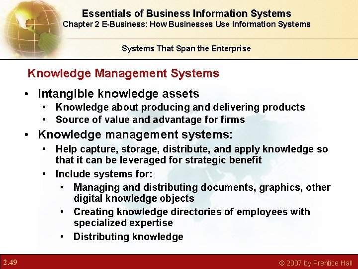 Essentials of Business Information Systems Chapter 2 E-Business: How Businesses Use Information Systems That Essentials of Business Information Systems Chapter 2 E-Business: How Businesses Use Information Systems That