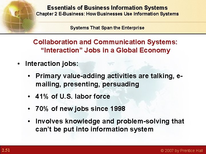 Essentials of Business Information Systems Chapter 2 E-Business: How Businesses Use Information Systems That Essentials of Business Information Systems Chapter 2 E-Business: How Businesses Use Information Systems That