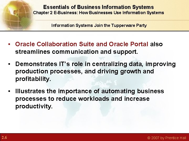 Essentials of Business Information Systems Chapter 2 E-Business: How Businesses Use Information Systems Join Essentials of Business Information Systems Chapter 2 E-Business: How Businesses Use Information Systems Join