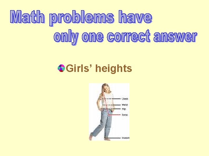 Girls’ heights 