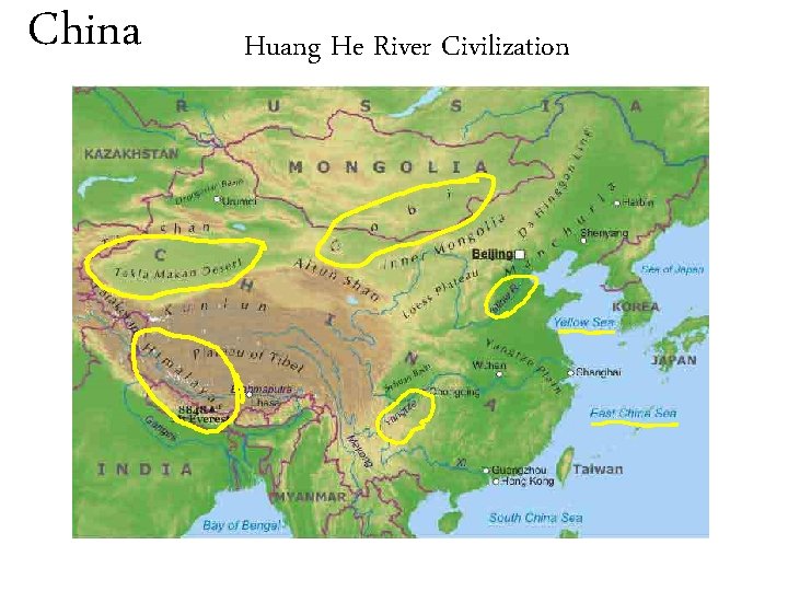 China Huang He River Civilization 