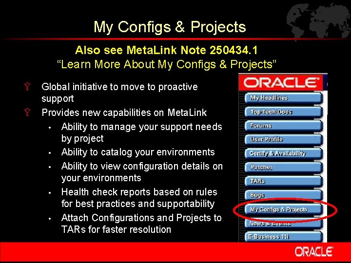 My Configs & Projects Also see Meta. Link Note 250434. 1 “Learn More About