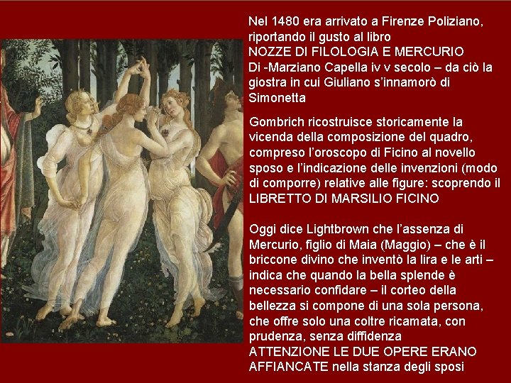 Scopri più su Uploaded by user Nel 1480 era arrivato a Firenze Poliziano, riportando