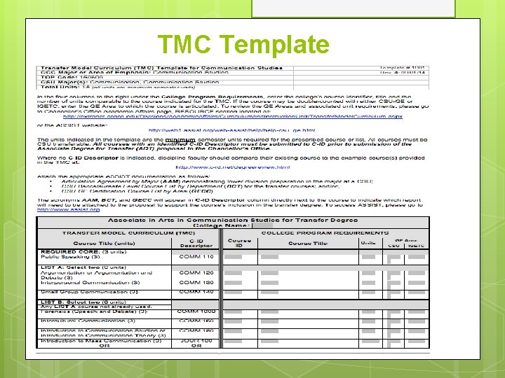 TMC Template 
