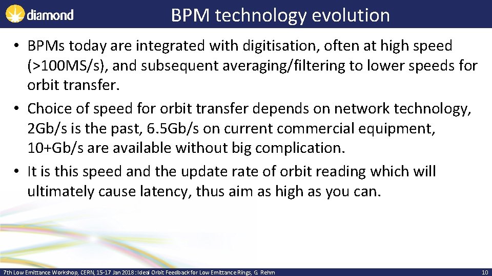 BPM technology evolution • BPMs today are integrated with digitisation, often at high speed