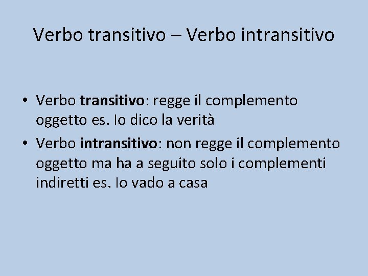 Morfologia del verbo Latino I anno Dott ssa