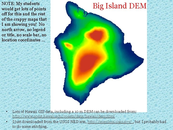 NOTE: My students would get lots of points off for this and the rest