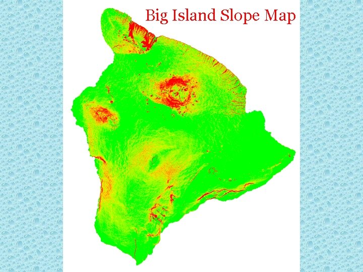 Big Island Slope Map 