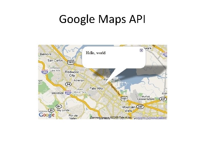 Google Maps API 