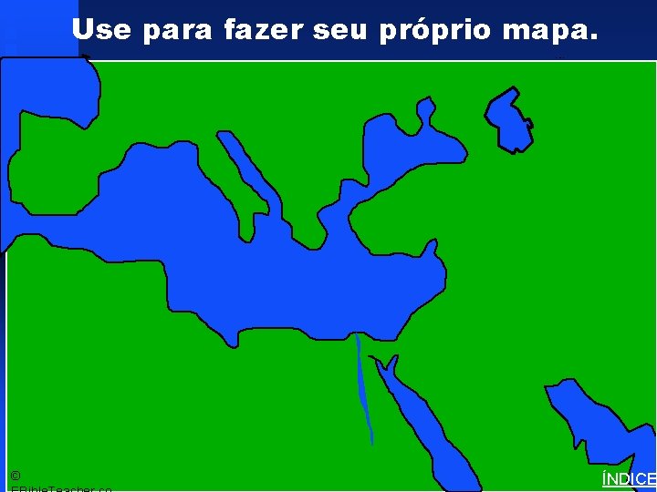 Use para fazer seu próprio mapa. Click to add title Bible Lands Blank Map