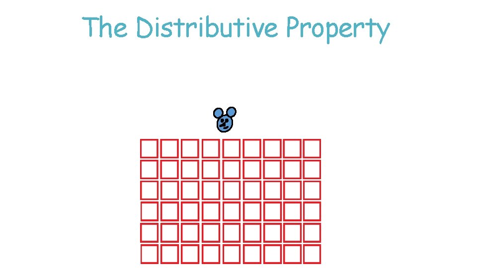 The Distributive Property The Distributive Property