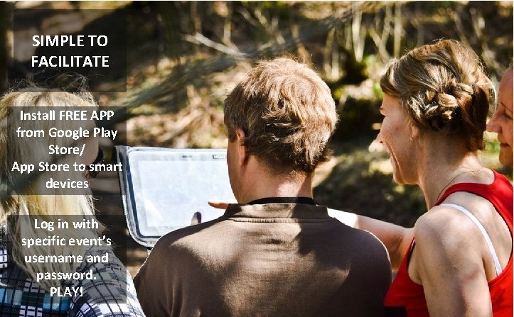 SIMPLE TO FACILITATE Install FREE APP from Google Play Store/ App Store to smart