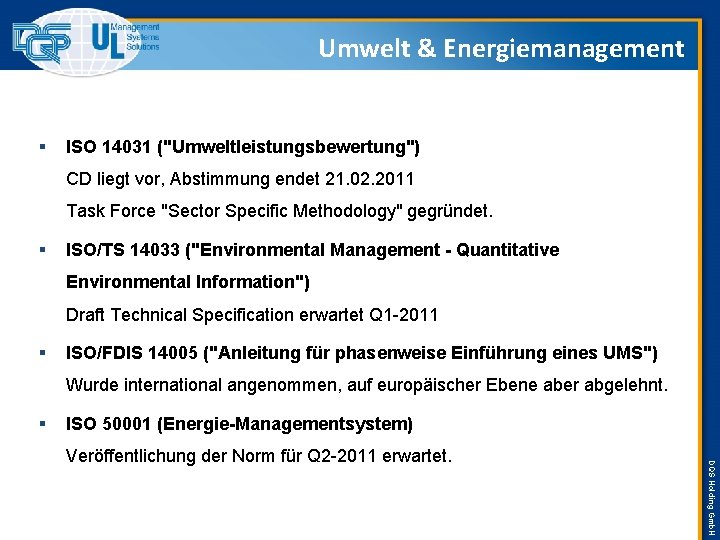 Umwelt & Energiemanagement § ISO 14031 ("Umweltleistungsbewertung") CD liegt vor, Abstimmung endet 21. 02.