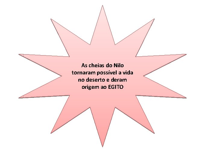 As cheias do Nilo tornaram possível a vida no deserto e deram origem ao
