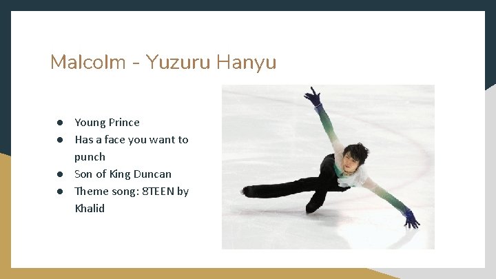Malcolm - Yuzuru Hanyu ● Young Prince ● Has a face you want to